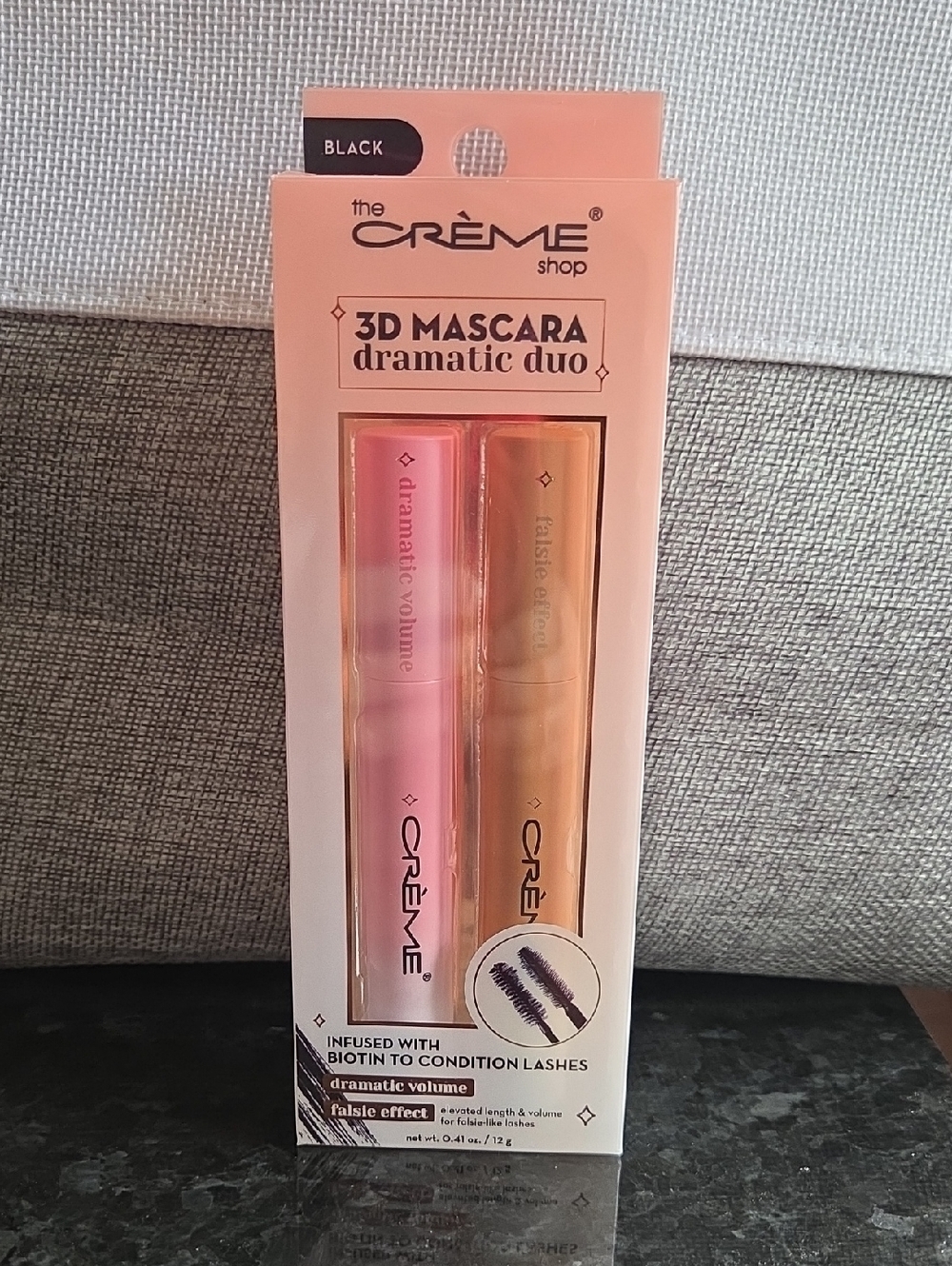 The Crème Shop Mascara Dramatic Duo NWT Black